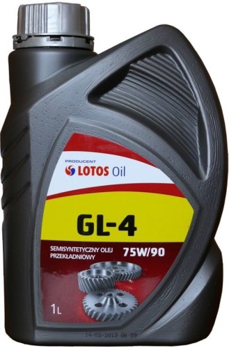 Масло трансмиссионное Lotos Semisyntetic Gear Oil GL-4 75W-9 1 л, Масла трансмиссионные